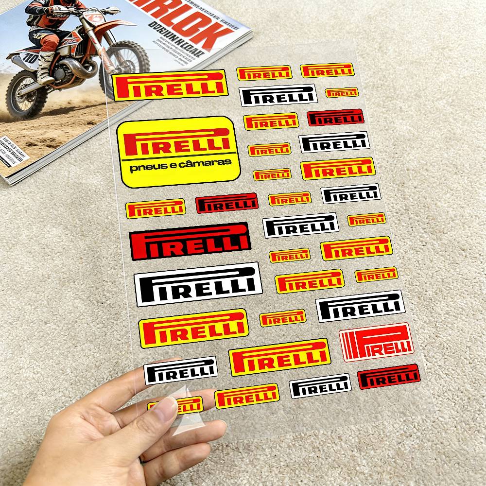 Castrol Oil Gtx - Für PIRELLI Motorrad-Reflektoraufkleber, wasserdichte Aufkleber für