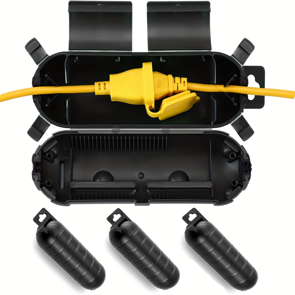 Outdoor Power Point Cover - Verlängerungskabel, Steckeranschluss, schützende Sicherheitsabdeckung, wasserabweisend, für