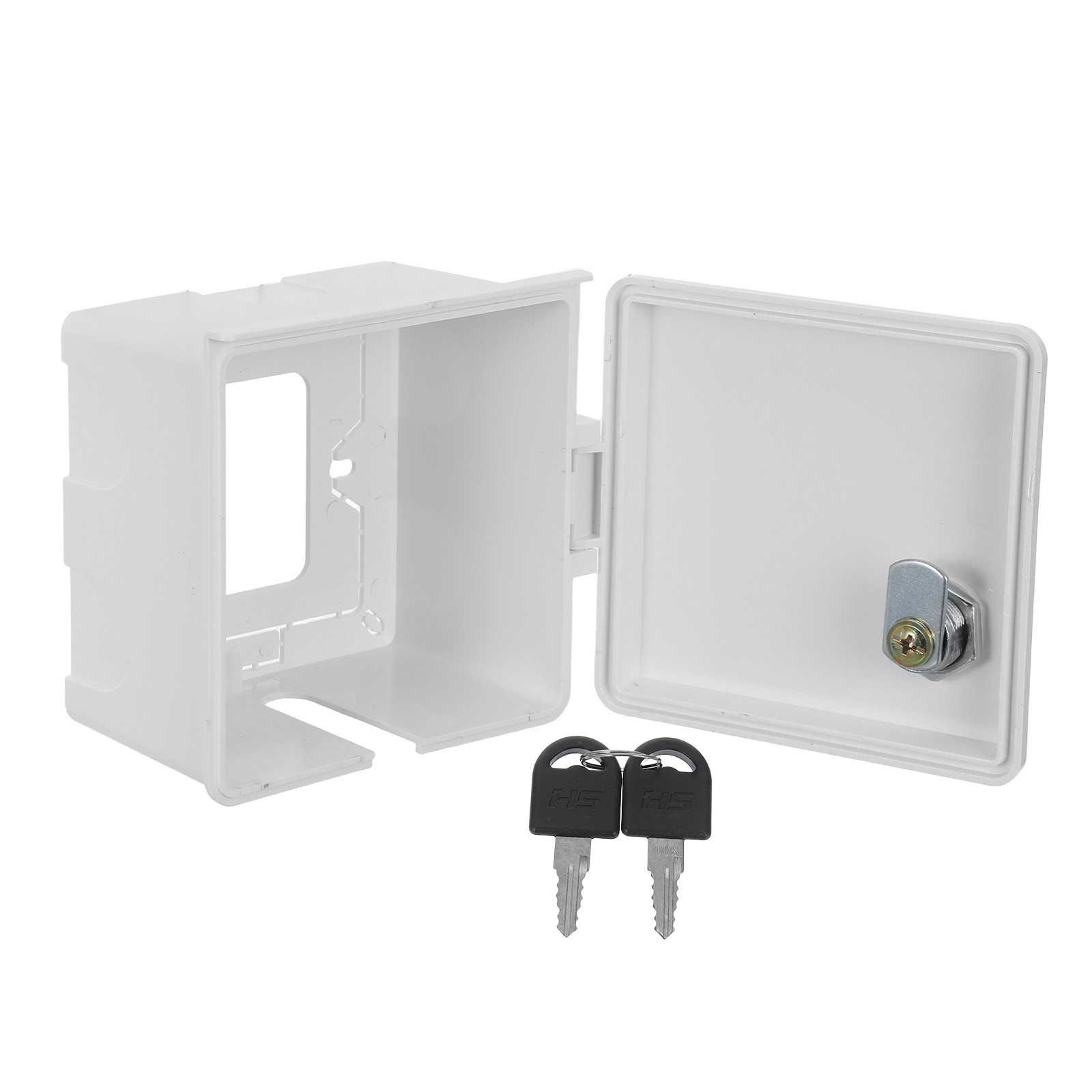 Outdoor Power Outlet - Wasserdichte Steckdosenabdeckung mit Schlüssel, Outdoor-Steckdosenschutz, wasserdichte