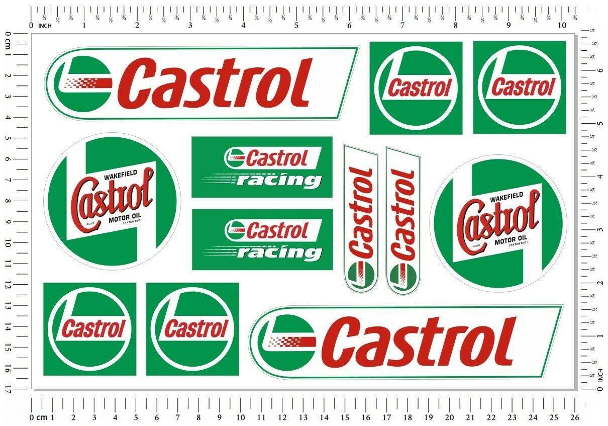 Castrol Oil Gtx - Castrol öle racing sponsor motorrad auto