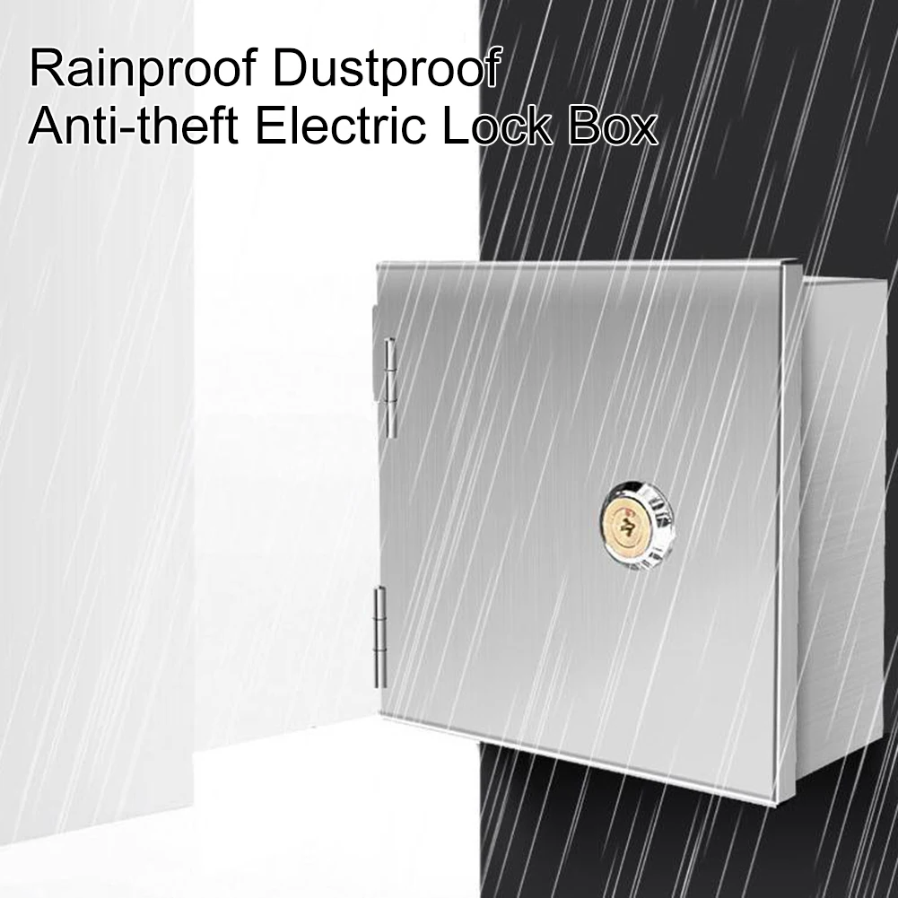 Outdoor Power Point Cover - Wasserdichtes Edelstahl-Elektrobox-Schloss für elektrische Steckdosen im