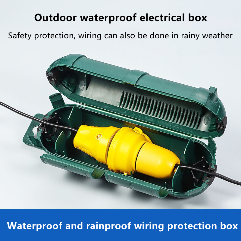Outdoor Power Point Cover - Outdoor-Verlängerungskabel-Sicherheitsabdeckung mit wasserdichter Dichtung, elektrischer Anschlusskasten