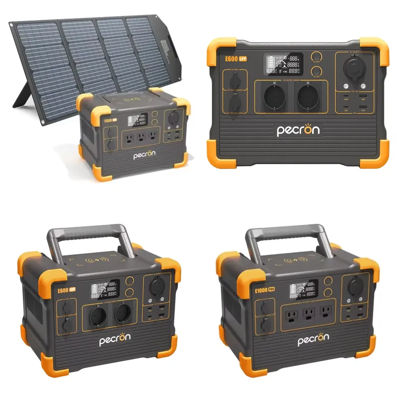 Outdoor Power Pack - Pecron 1200W Solargenerator Tragbare Powerstation Wiederaufladbare
