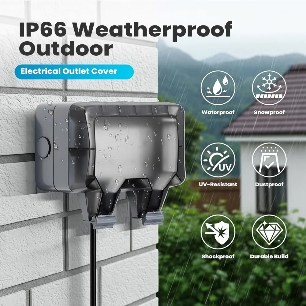 Wasserdichte Außensteckdose, d – Outdoor Power Point Cover Bewertung und Preis
