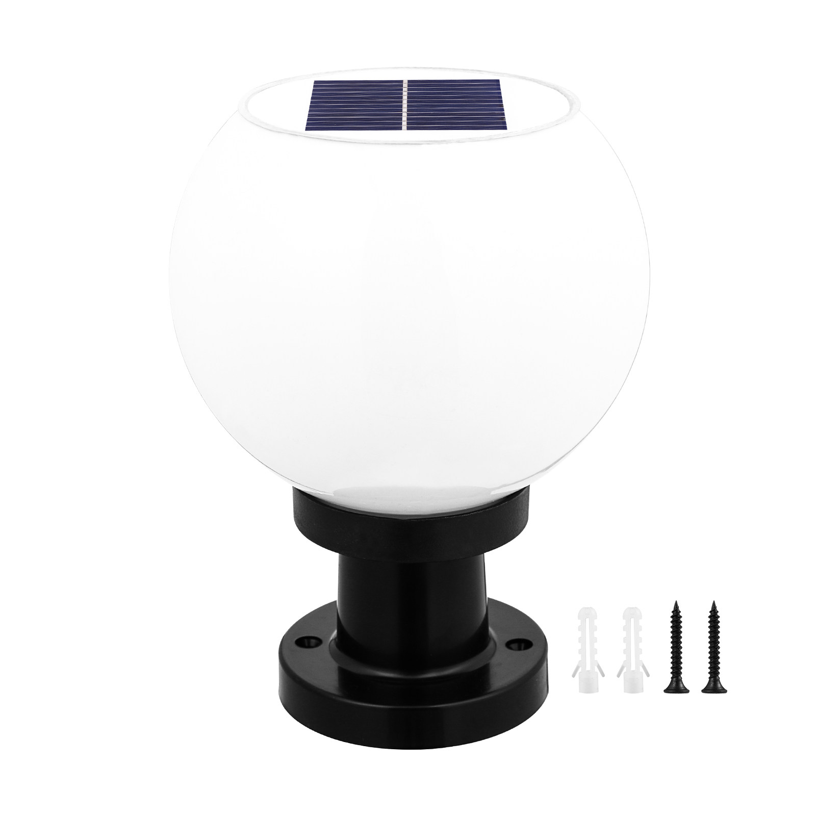 Runde LED-Solar-Wand-Säulenlam – Outdoor Power Lights Bewertung und Preis