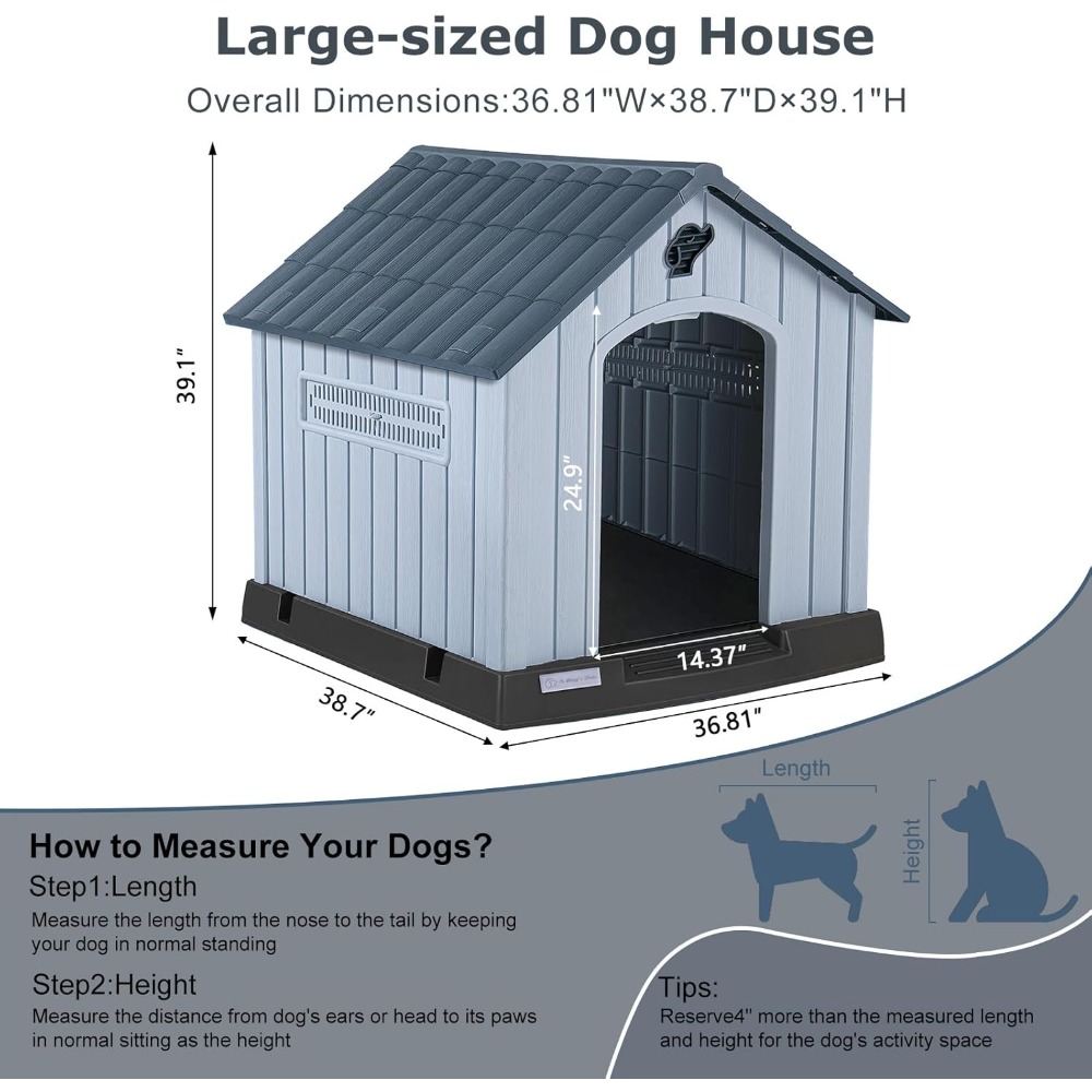 LEMBERI Großes Kunststoff-Hund – Outdoor Power Vent Bewertung und Preis