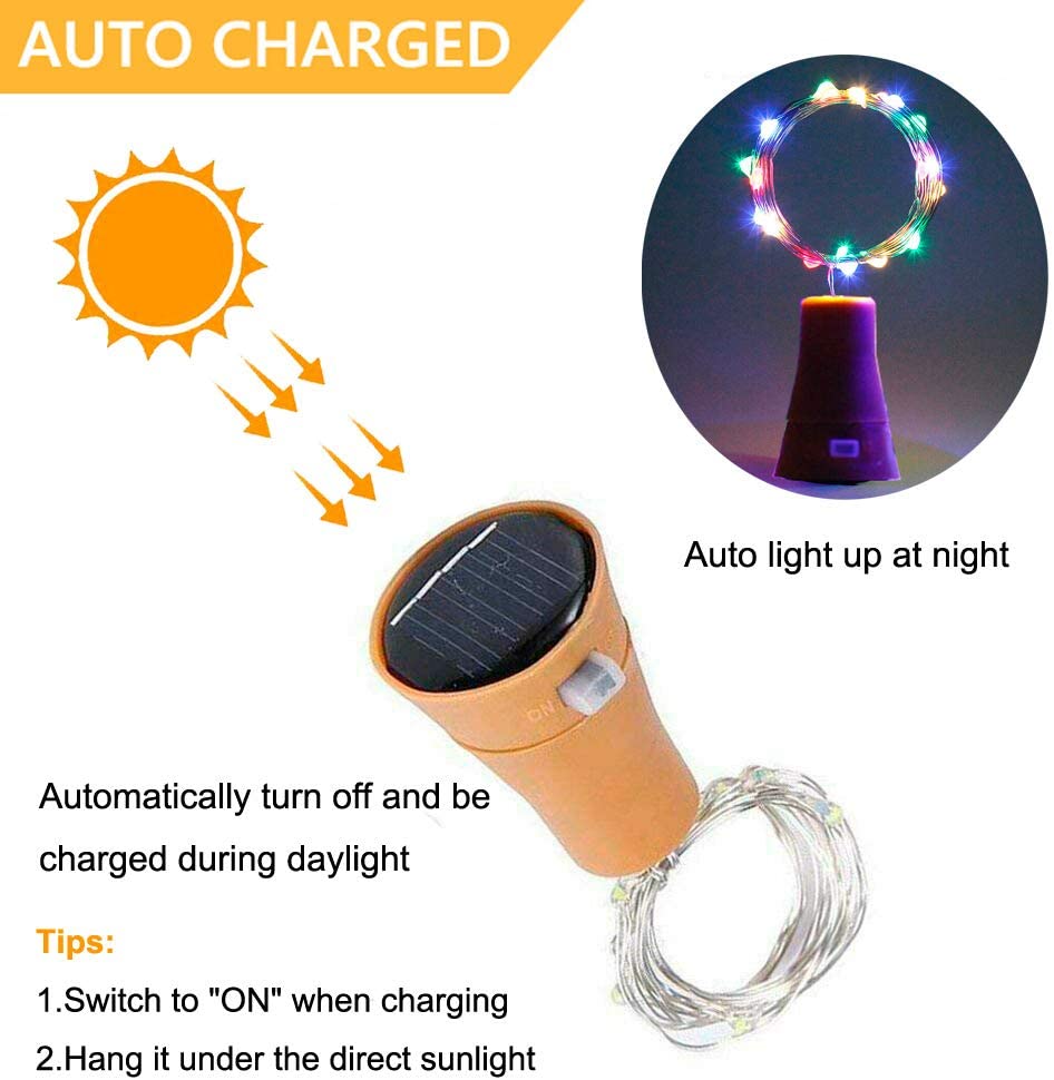 Solar Wein Flasche Led String  – Outdoor Power For Wedding Bewertung und Preis