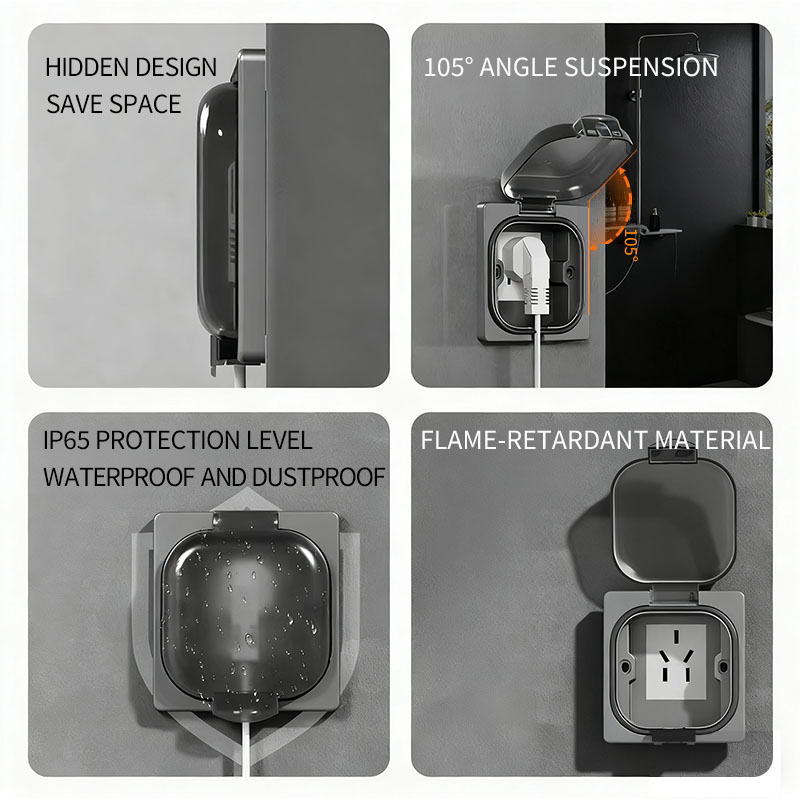 Wasserdichte Outdoor-Steckdose – Outdoor Power Point Cover Bewertung und Preis