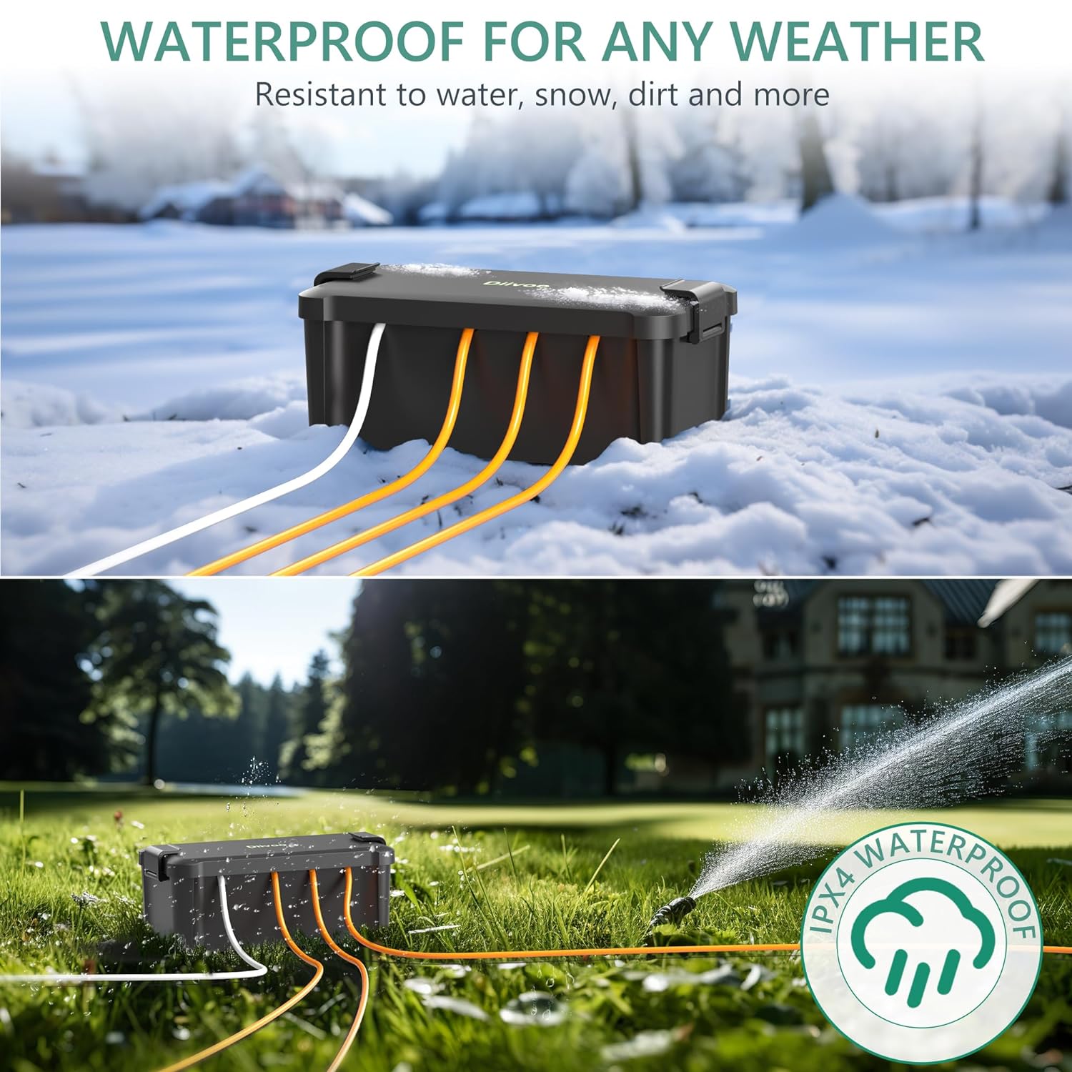 Diivoo wasserdichte Steckdosen – Outdoor Power Outlet Bewertung und Preis