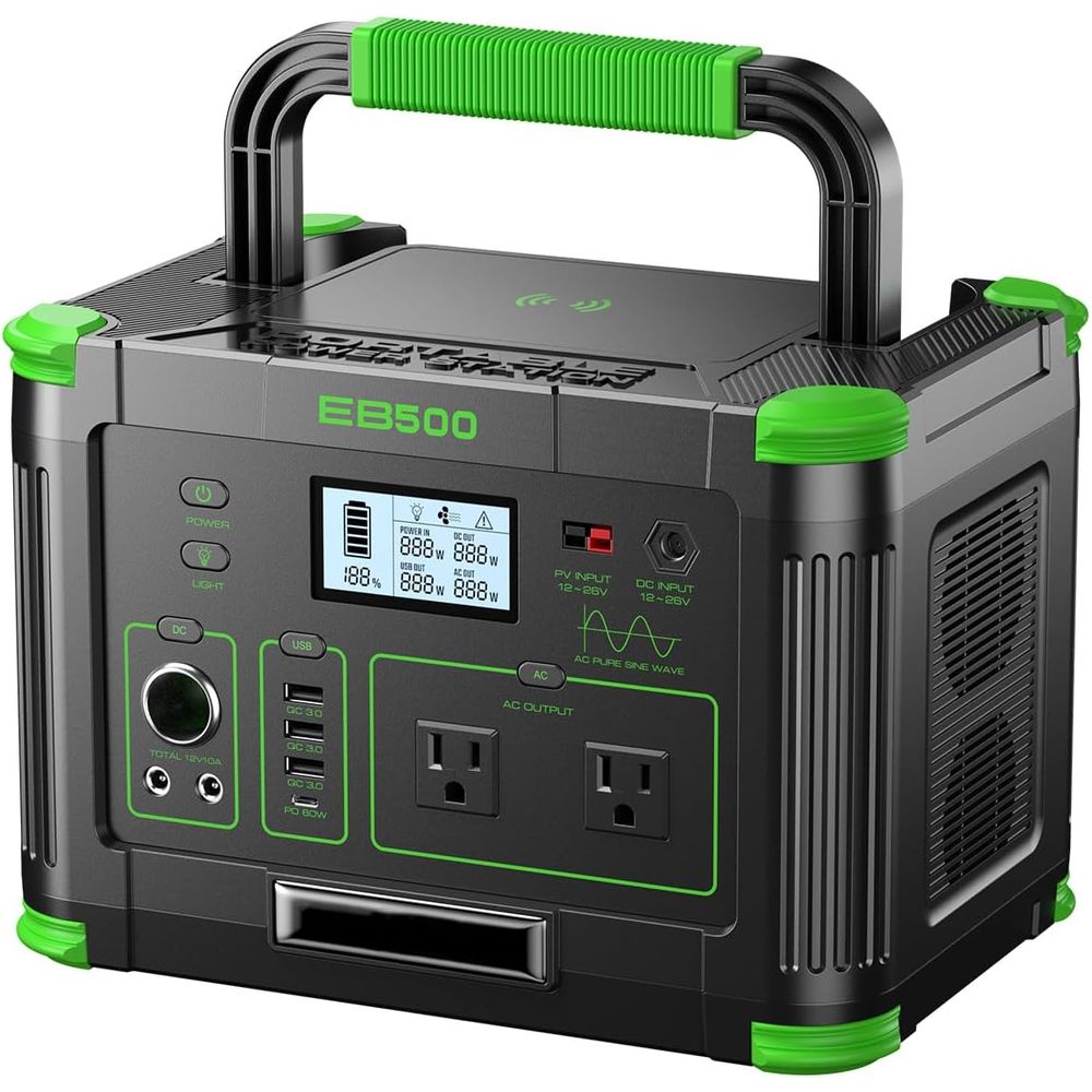 500W Tragbare Powerstation 519 – Outdoor Power Outlet Bewertung und Preis