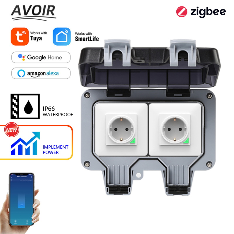 Avoir Tuya Zigbee Steckdosen I – Outdoor Power Outlet Bewertung und Preis