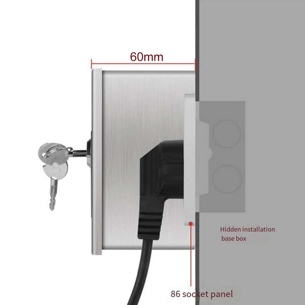 Wasserdichtes Edelstahl-Elektr – Outdoor Power Point Cover Bewertung und Preis