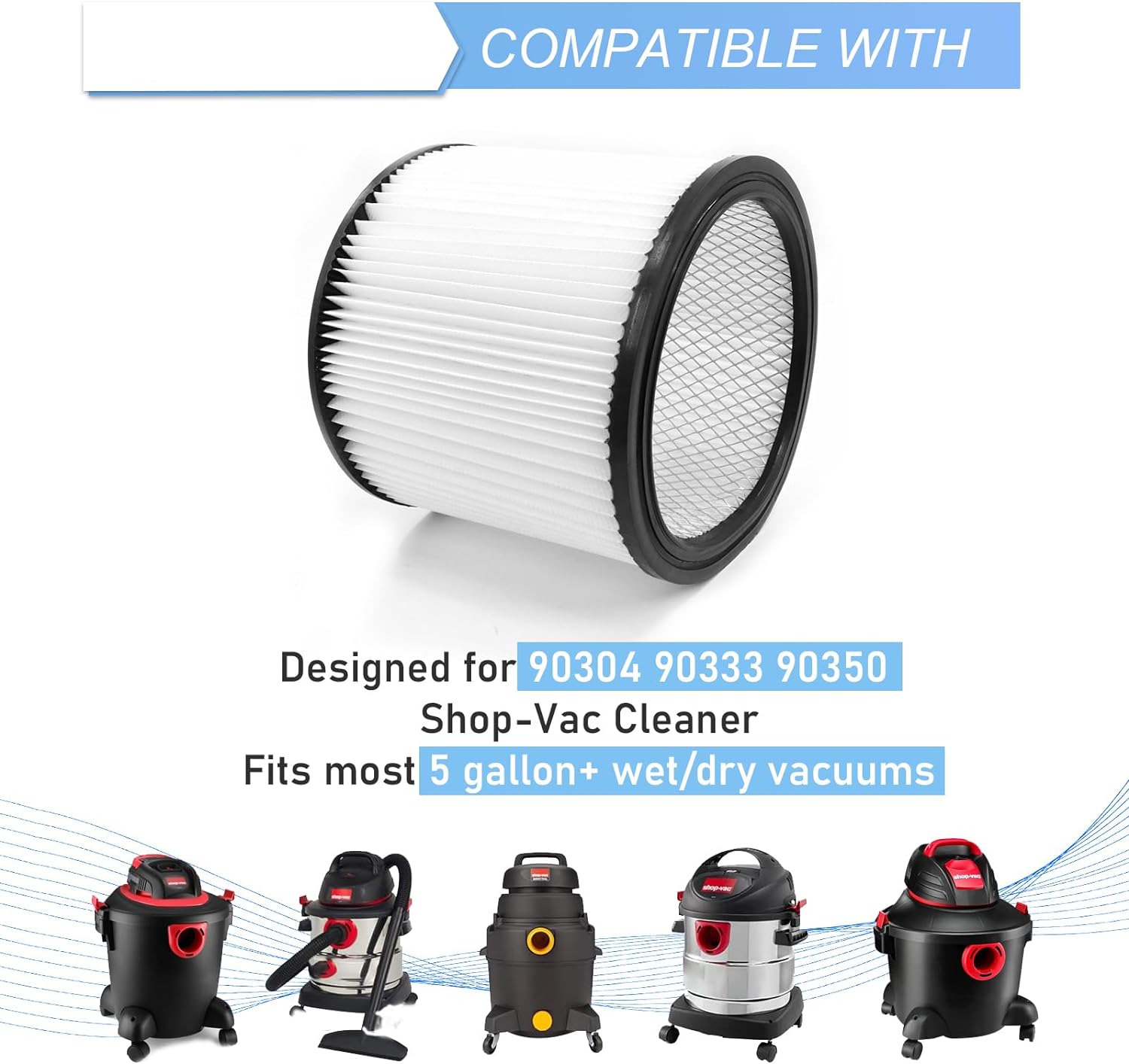 90304 Shop-Vac Filterersatz, 2 – Wet Dry Vacuum Shop Bewertung und Preis