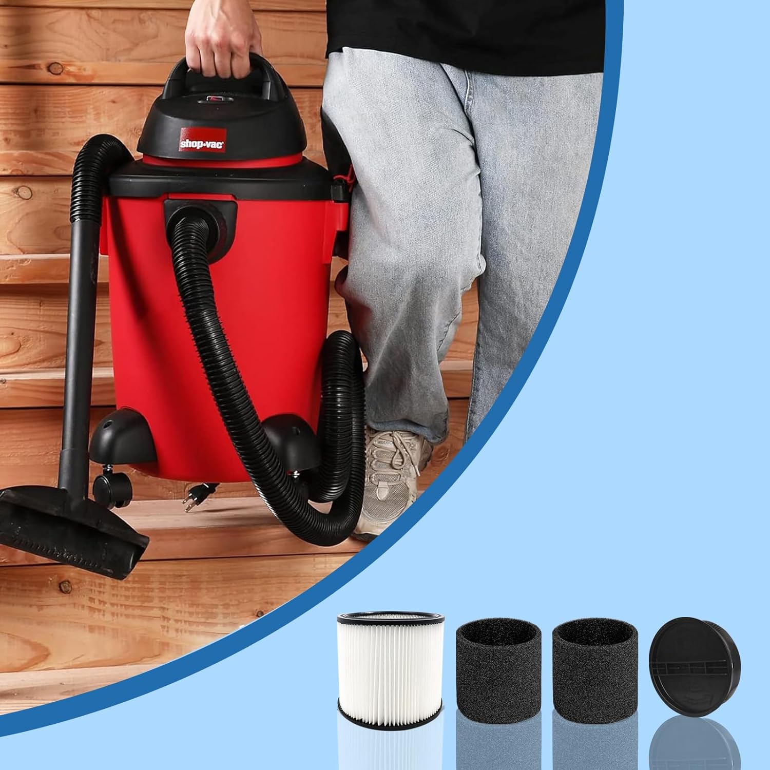 90304 Shop-Vac Filterersatz, 2 – Wet Dry Vacuum Shop Bewertung und Preis